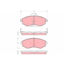 Set placute frana,frana disc TRW AUTOMOTIVE