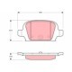 Set placute frana spate cu suplimente suruburi etrier OPEL CORSA C TIGRA 1.3D/1.4/1.8 09.00-12.10 TRW 43.9mm 95.5mm 13.8mm