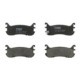 Set placute frana spate TRW AUTOMOTIVE Ford USA Escort Mazda 323 F V MX-5 I II 1.5-2.0 05.90-10.05 43x102.1x13 mm