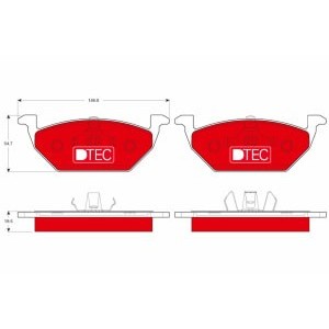 Set placute frana,frana disc TRW AUTOMOTIVE
