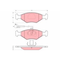 Set placute frana,frana disc TRW AUTOMOTIVE