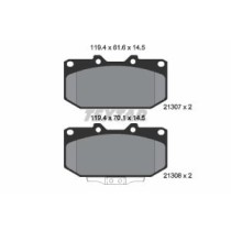 Set placute frana,frana disc TEXTAR