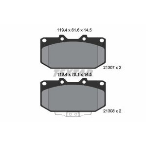 Set placute frana,frana disc TEXTAR