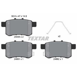 Set placute frana,frana disc TEXTAR