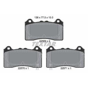 Set placute frana,frana disc TEXTAR