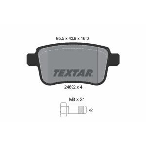 Set placute frana,frana disc TEXTAR