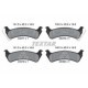 Set placute frana Spate FORD USA EXPLORER WINDSTAR 3.0-4.9 01.93-08.04 TEXTAR Inaltime 45.2 mm Latime 141.5 mm Grosime 14.6 mm