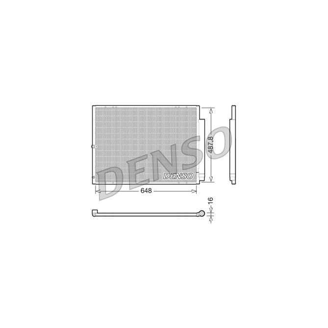 Condensator, climatizare DENSO
