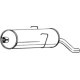 Toba finala esapament BOSAL Peugeot 205 I/II 1.6/1.9 02.83-09.98 montare spate 3,44 kg