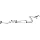 Toba esapament intermediara BOSAL HONDA CRX III 1.6 03.92-12.98 Mijloc 7kg