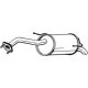 Toba esapament intermediara BOSAL Sistem evacuare amortizor Nissan Note 1.6 03.06-06.12 Pozitie montare Spate Dedicat