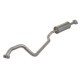 Toba esapament intermediara ASMET Sistem de evacuare amortizor NISSAN ALMERA TINO 1.8 08.00-02.06 Length 1770 mm