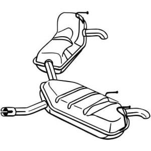 Toba esapament finala BOSAL