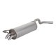 Toba esapament finala ASMET compatibil AUDI A3 SEAT LEON VW GOLF IV NEW BEETLE 1.6/1.9D 09.96-09.10 montare spate 8.04kg