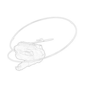 Voletul orificiului de umplere cu combustibil/piesă de rep.