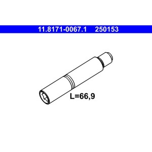 Guide Bolt, brake caliper